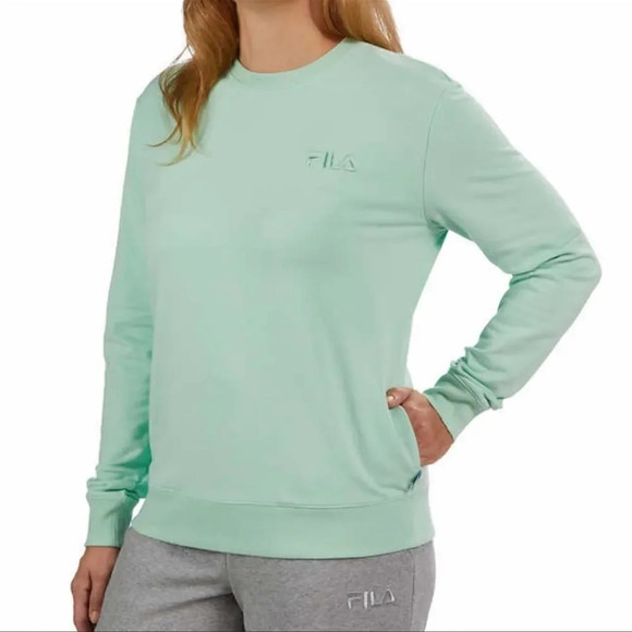 FILA Ladies' French Terry Crewneck - Picture 2 of 6